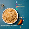 Sprouted Millet Flakes Combo - Jowar, Bajra, Ragi (200g each)